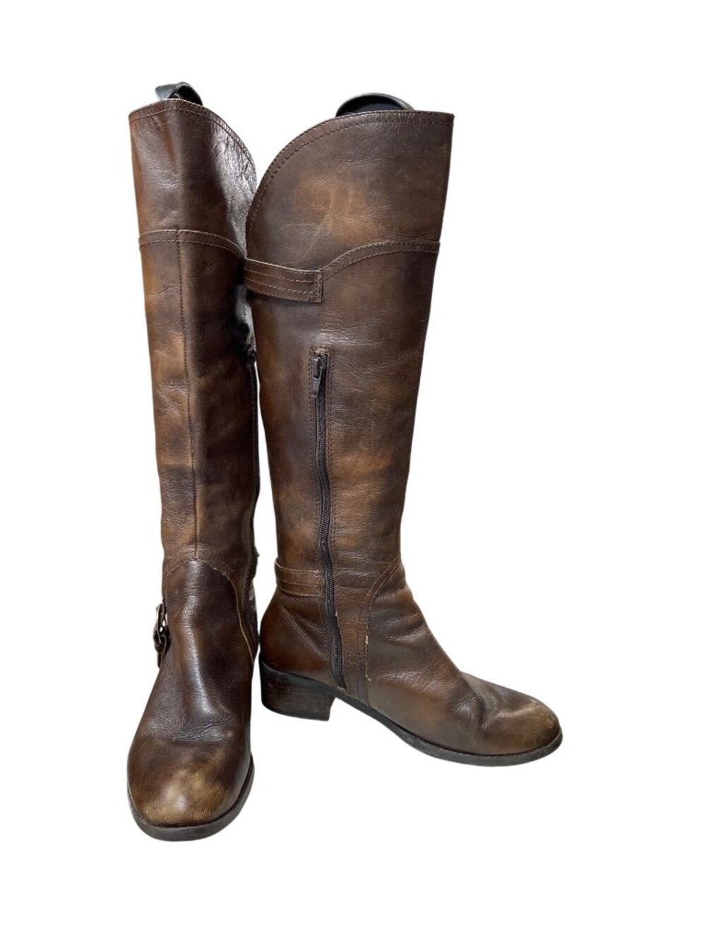 Audrey Brooke wms brown leather below knee equestrian riding boots 6M SKU 10-770
